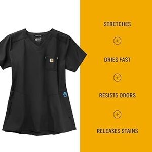Women’s Carhart Force Chest Pocket Scrub Top